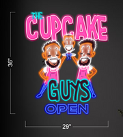 The Cupcake Guys Open | LED Neon Sign