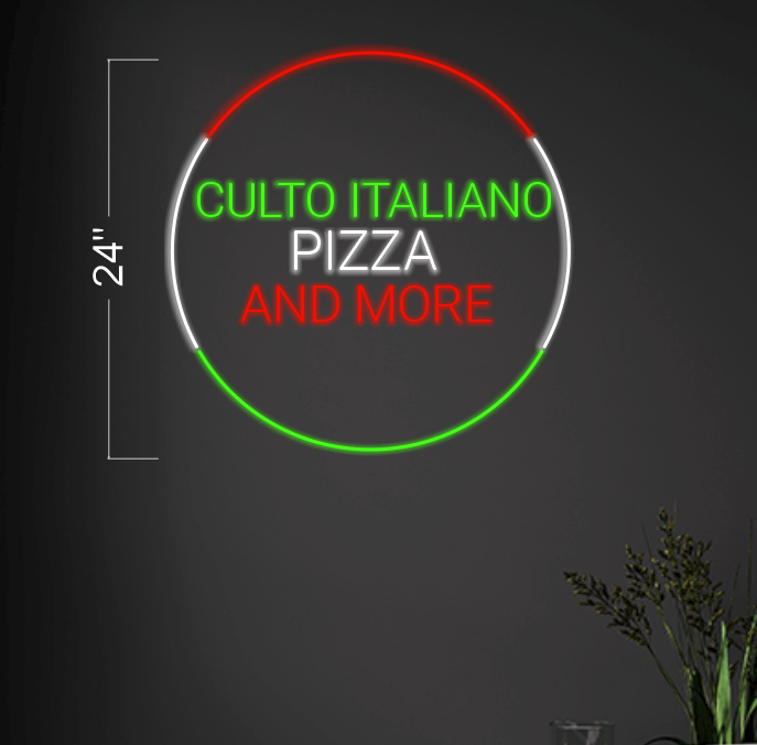 CULTO ITALIANO PIZZA AND MORE | LED Neon Sign