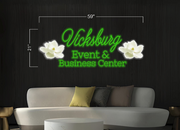 Vickburg Event & Business Center | LED Neon Sign