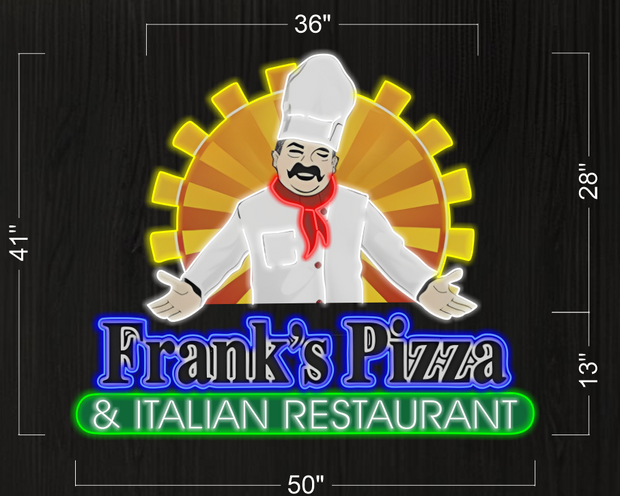 Frank's Pizza & Italian Restaurant | LED Neon Sign