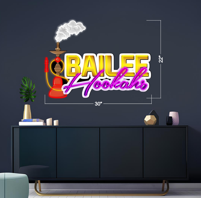 BAILEE HOOKAHS | LED Neon Sign