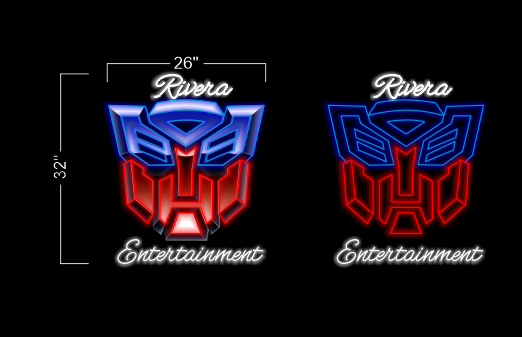 Rivera Entertainment | LED Neon Sign