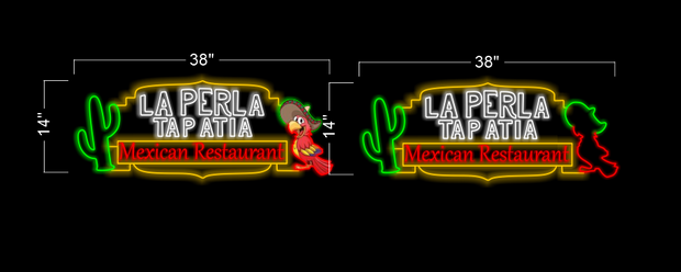 La Perla Tapatia Mexican restaurant | LED Neon Sign