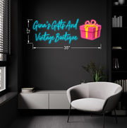 Gina's Gifts And Vintage Boutique | LED Neon Sign