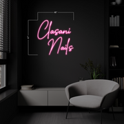 Clasani Nails | LED Neon Sign