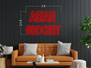 ASIAN Grocery| LED Neon Sign