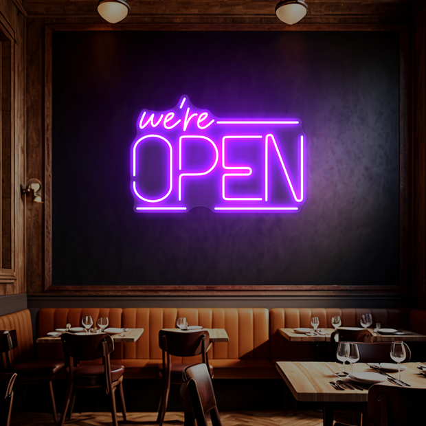 SALE OFF 40% - "OPEN" LED Neon Sign For Business, Storefront Window Shop Store Bar Salon Cafes Pubs Hotel Wall Decor