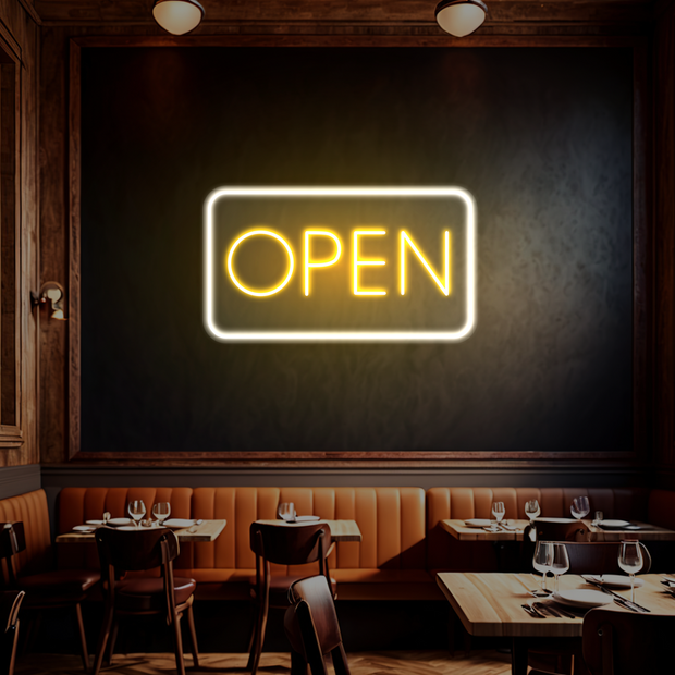 SALE OFF 40% - "OPEN" LED Neon Sign For Business, Storefront Window Shop Store Bar Salon Cafes Pubs Hotel Wall Decor