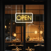 SALE OFF 40% - "OPEN" LED Neon Sign For Business, Storefront Window Shop Store Bar Salon Cafes Pubs Hotel Wall Decor