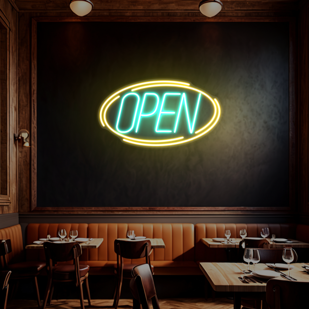 SALE OFF 40% - "OPEN" LED Neon Sign For Business, Storefront Window Shop Store Bar Salon Cafes Pubs Hotel Wall Decor