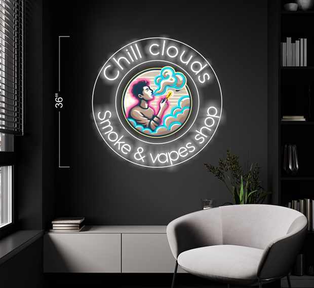 Chill clouds | LED Neon Sign