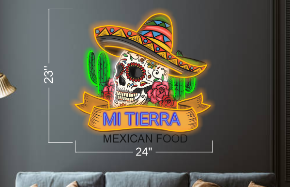 Mi Tierra Mexican food | LED Neon Sign