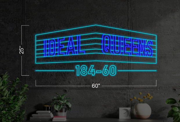 IDEA QUEEN 184-60+ IDEA QUEEN184-10 (2 sets)  | LED Neon Sign