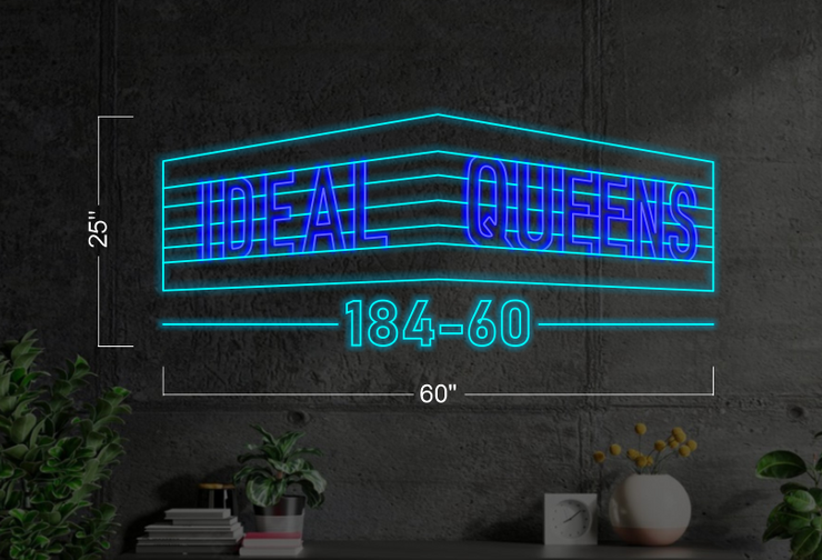 IDEA QUEEN 184-60+ IDEA QUEEN184-10 (2 sets)  | LED Neon Sign