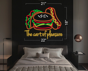 THE CART OF PLEASURE (Outdoor) | LED Neon Sign
