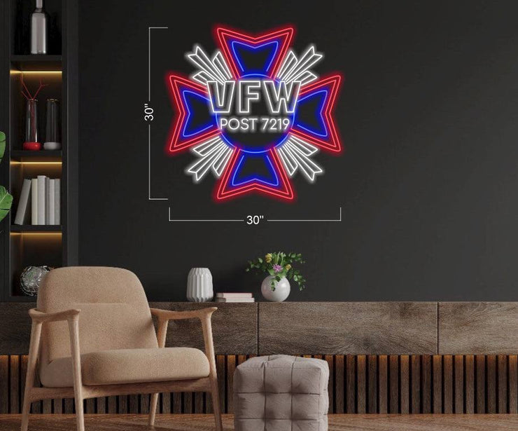 VFW Logo | LED Neon Sign
