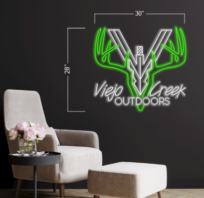 VIEJO CREEK OUTDOORS (2 Sets) | LED Neon Sign