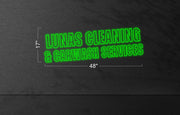 LUNAS CLEANING & CARWASH SERVICES | LED Neon Sign (Outside)