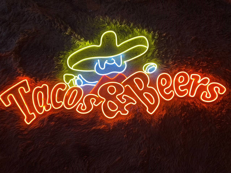 TACOS & BEER| LED Neon Sign
