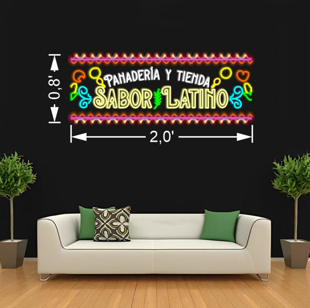 SABOR LATINO | LED Neon Sign