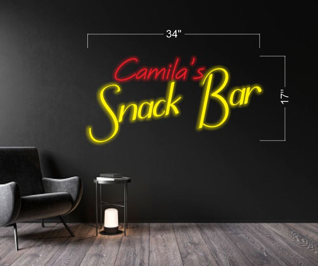 Camila's snack bar | LED Neon Sign