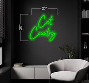 Cat country+ Laacks Brew+Coor light+ Budweiser+ Miller lite | LED Neon Sign