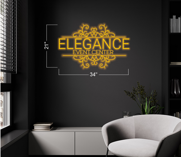 Elegance event center | LED Neon Sign