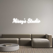 Custom Neon Sign Missy’s Studio