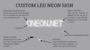 (2 sets) ICON TEXT AND LOGO  | LED Neon Sign