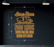 Almas Tacos Food Truck | LED Neon Sign