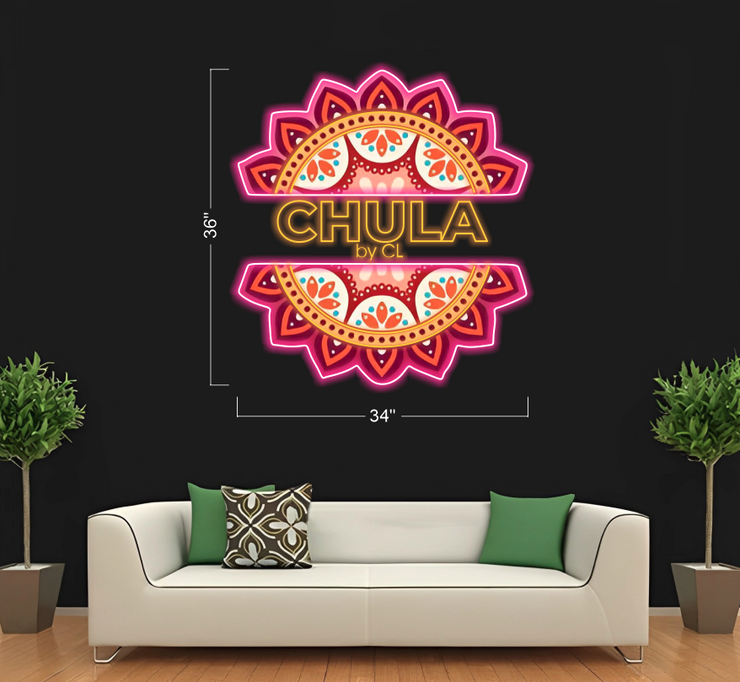 Chula By CL Logo | LED Neon Sign