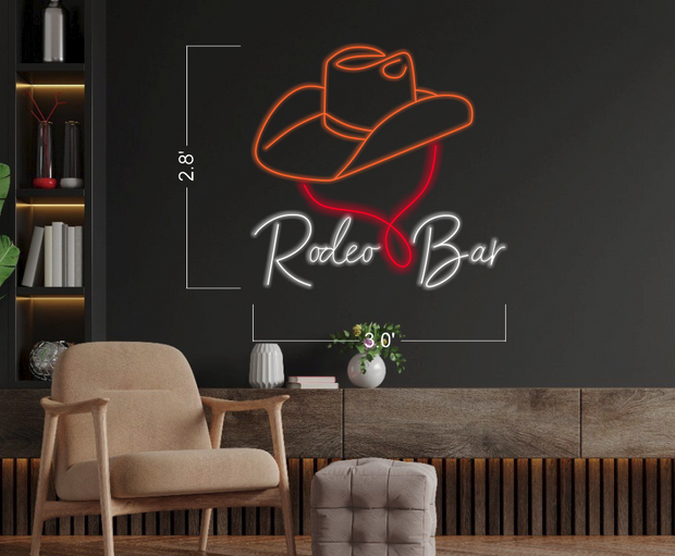 RODEO BAR LOGO_H529 | LED Neon Sign