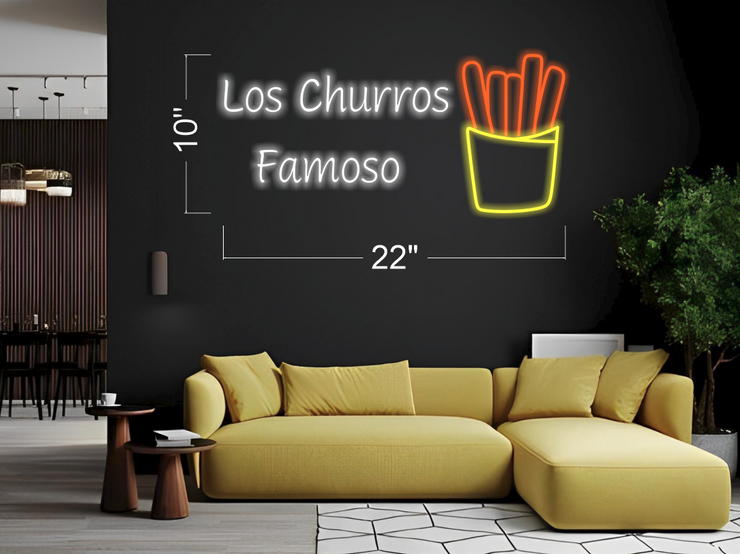 LOS CHURROS FAMOSO | LED Neon Sign