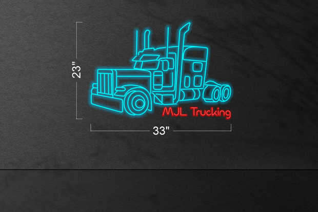 MJL TRUCKING | LED Neon Sign