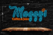 Maggy Coffee & Juice | LED Neon Sign