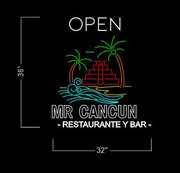 Mr.Cancun Restaurante Y bar | LED Neon Sign
