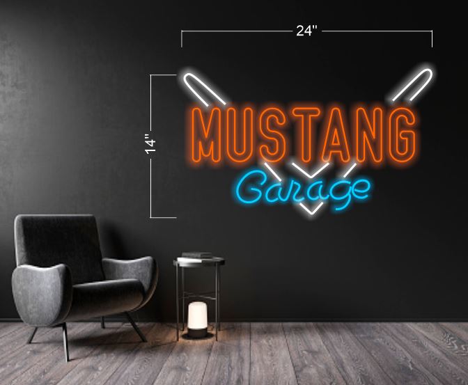 Mustang Garage | LED Neon Sign