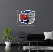 Florida Logistic & Chassis | LED Neon Sign (3 sets)