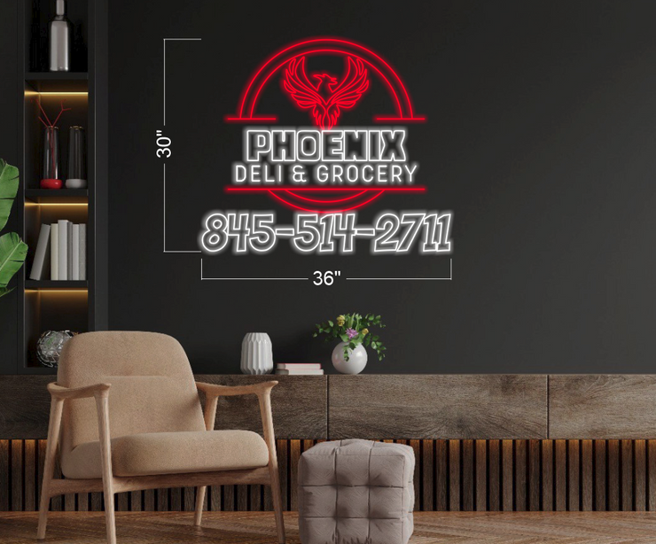 PHOENIX DELI AND GROCERY | LED Neon Sign
