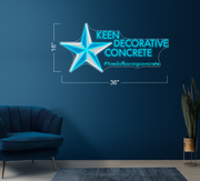 Keen Decorative Concrete | LED Neon Sign