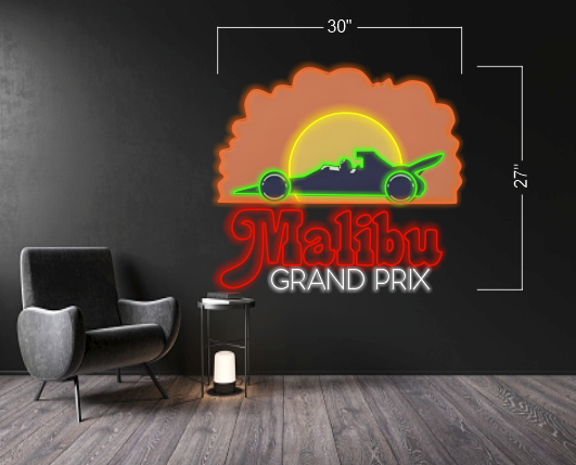 MALIBU GRAND PRIX LOGO_H29 | LED Neon Sign