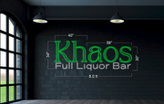 Khaos Full Liquor Bar | LED Neon Sign