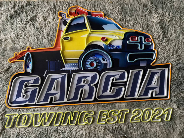 GARCIA TOWING | LED Neon Sign