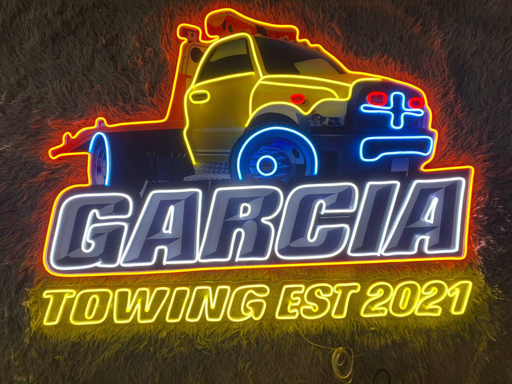 GARCIA TOWING | LED Neon Sign