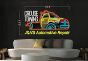 Crouse Towing J&A'S Automotive Repair | LED Neon Sign (Outdoor Sign)
