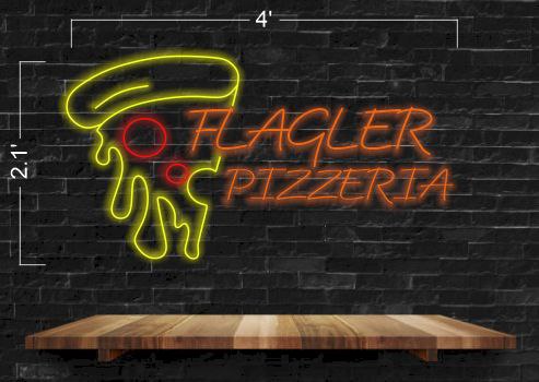 FLAGER PIZZERIA | LED Neon Sign