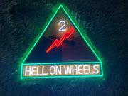 Heel On Wheels | LED Neon Sign