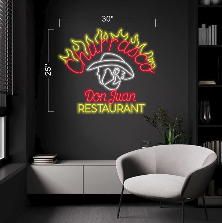 Churrasco Don Juan Restaurant | LED Neon Sign