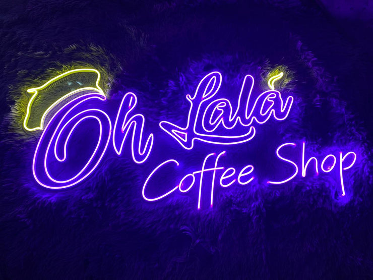 Oh lala Coffee shop | LED Neon Sign