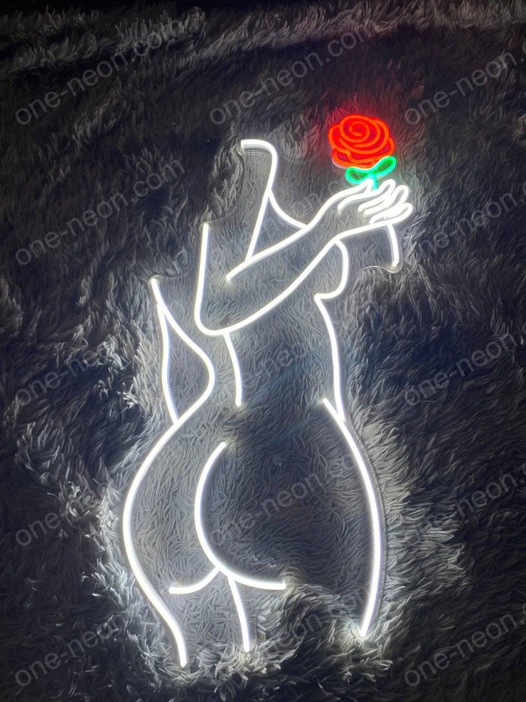 Woman Rose | LED Neon Sign